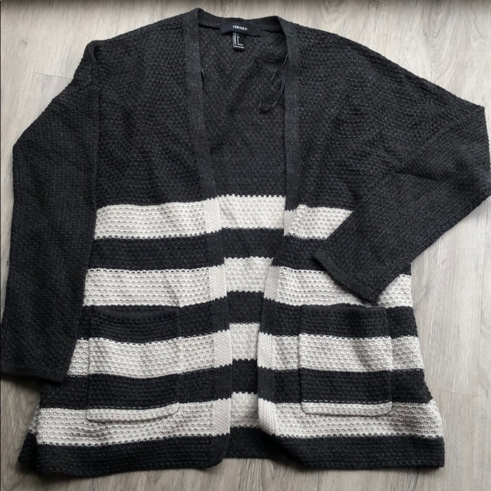 Cozy gray cardigan